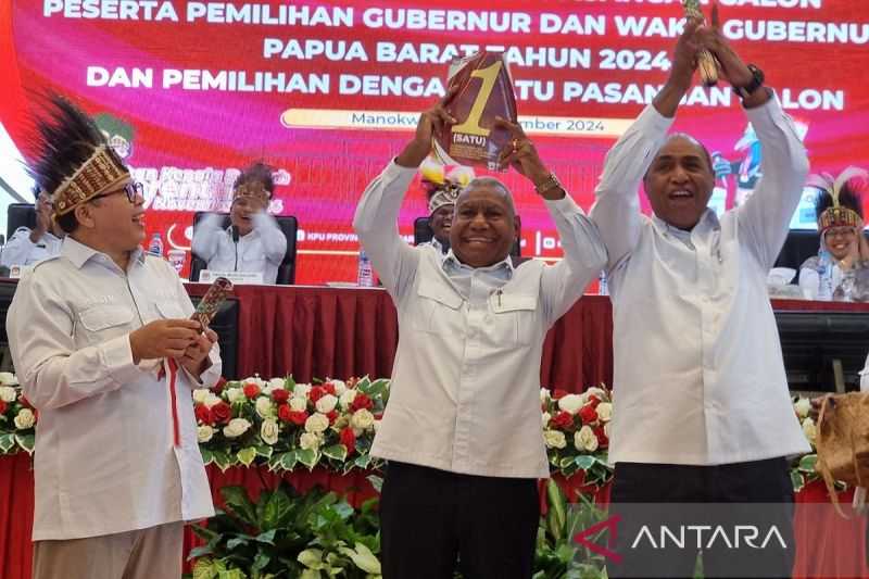 KPU Papua Barat: Paslon Tunggal DoaMu Dapat Nomor Urut 1, Kotak Kosong Nomor 2