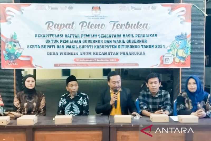 KPU Situbondo Rampungkan Penyusunan DPS Hasil Perbaikan Pilkada