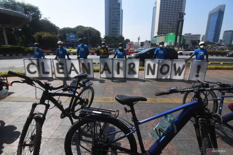 Kualitas Udara Jakarta Terburuk ke-6 di Dunia Pagi Ini