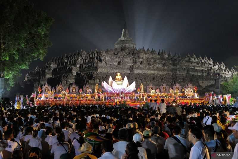 Kunjungan Wisatawan ke Borobudur Naik 63 Persen Saat Libur Waisak