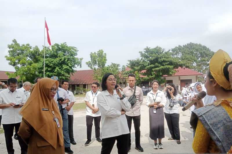 Kunker ke Babel, Sri Mulyani Motivasi Siswa SMA Agar Bercita-cita Tinggi