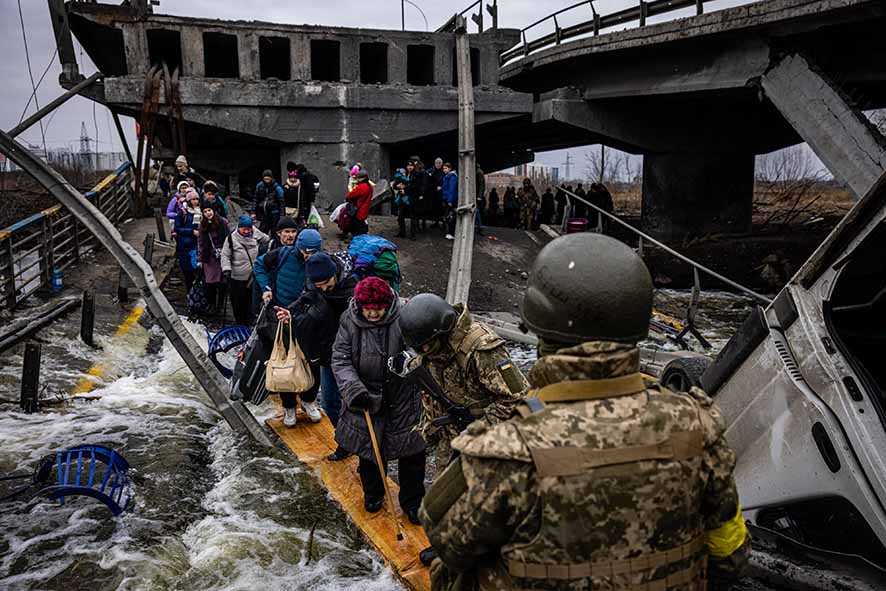 Kyiv Tolak Koridor Kemanusiaan