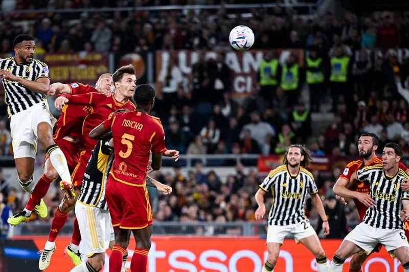 Laga AS Roma vs Juventus Berakhir Tanpa Pemenang dengan Skor 1-1