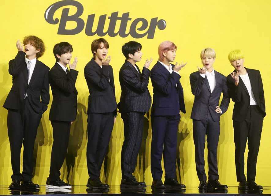 Lagu 'Butter' BTS Duduki Posisi Puncak Billboard Hot 100