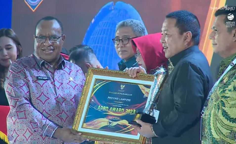 Lampung Raih APBD Awards 2022 untuk Realisasi Belanja Tertinggi di Indonesia