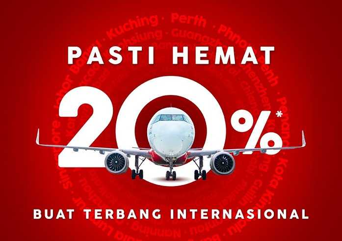 Lanjut Liburan, Indonesia AirAsia Tawarkan Promo Hemat 20% Rute Internasional