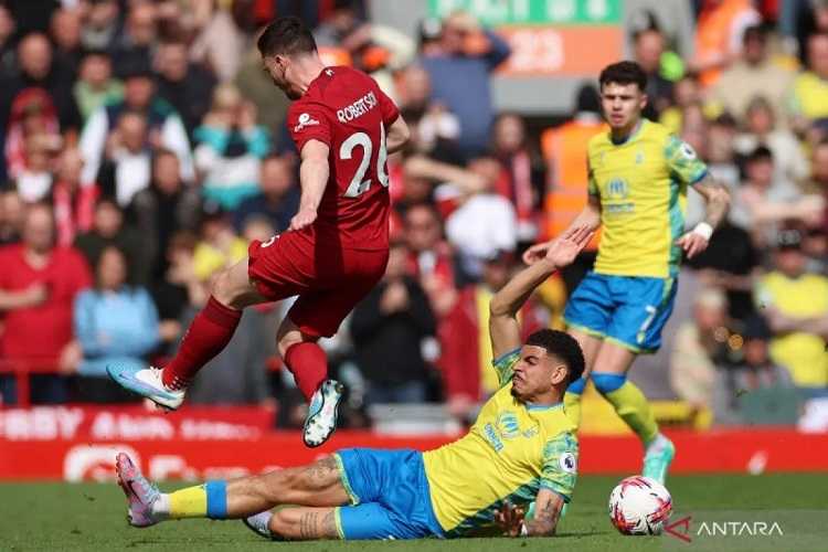 Lanjutan Liga Inggris, Liverpool Dipermalukan Nottingham Forest 0-1 di Anfield