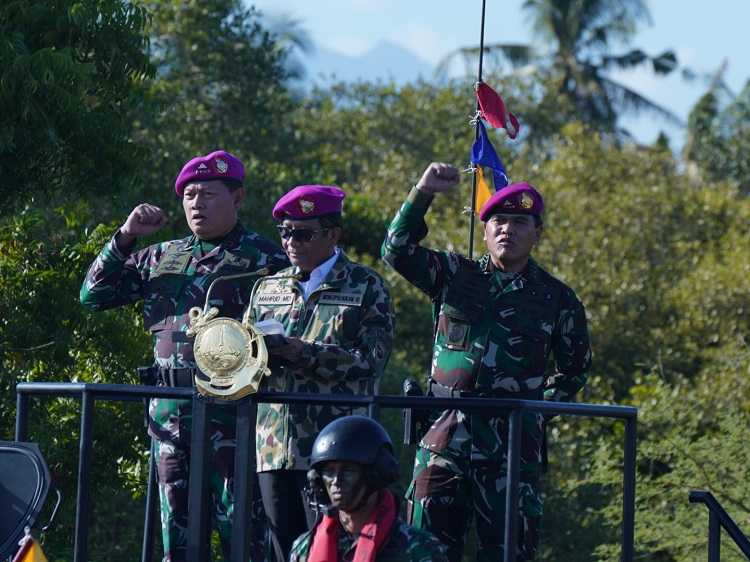 Latgab TNI Tunjukkan Kemampuan Seluruh Prajurit TNI Siap Pertahankan Kedaulatan NKRI Secara Profesional