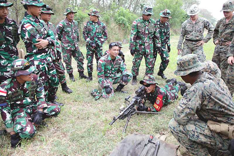 Latihan Gabungan Korps Marinir TNI AL-USMC