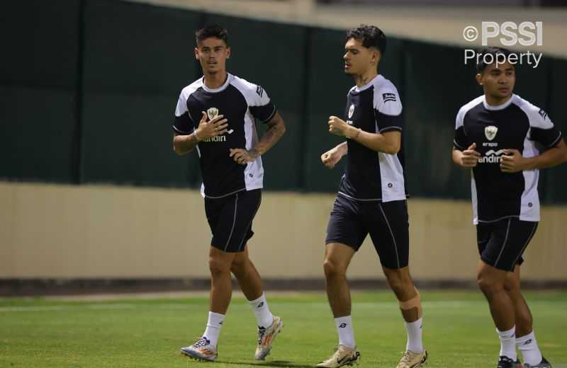 Latihan Kedua Timnas Indonesia di Bahrain Berjalan Santai dan Penuh Kegembiraan