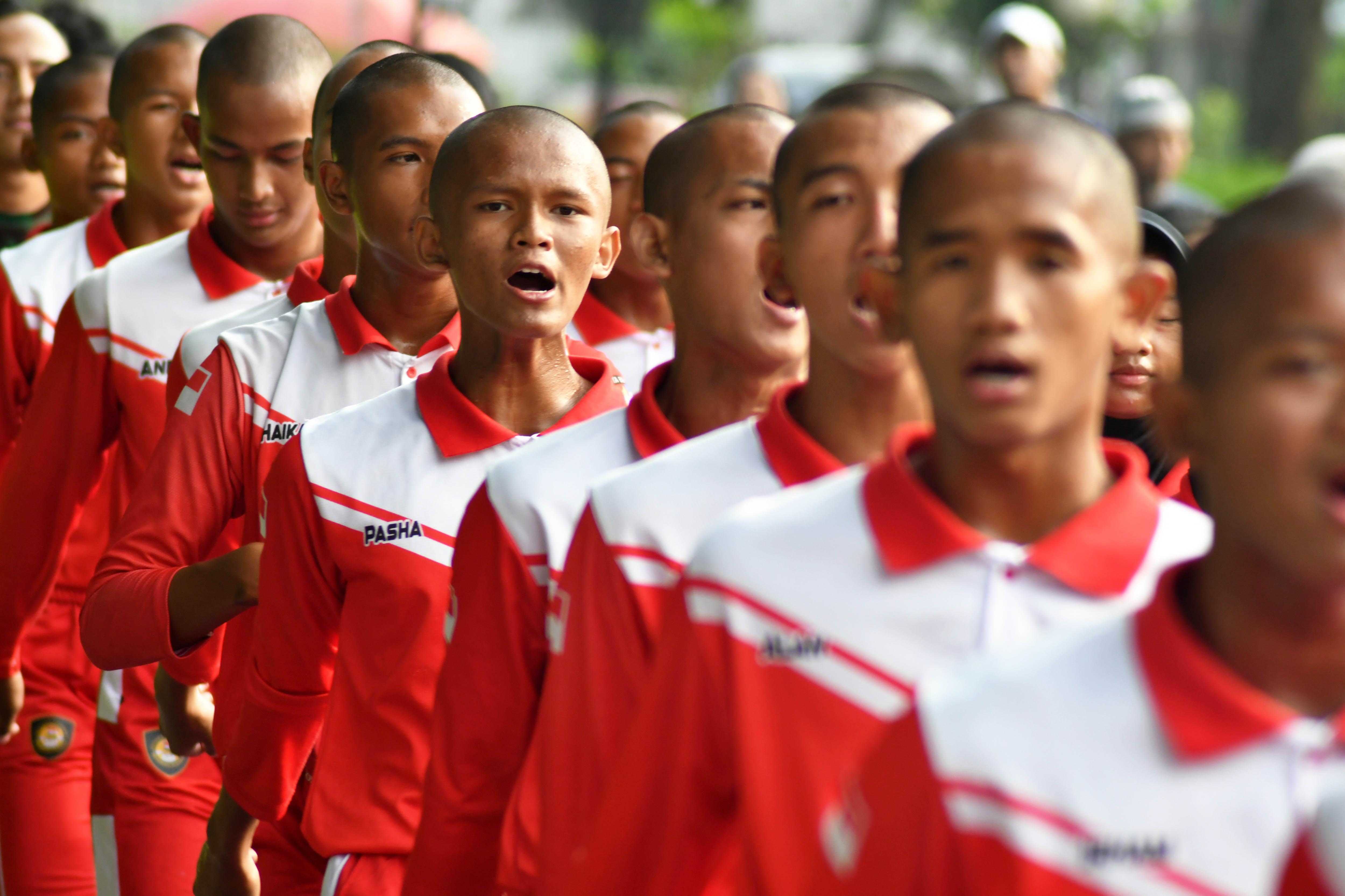 Latihan Paskibra Kota Bogor