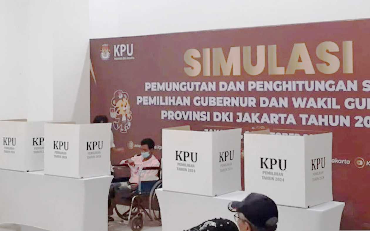 Layani Pemilih Disabilitas, KPU DKI Siapkan Kotak Suara Keliling