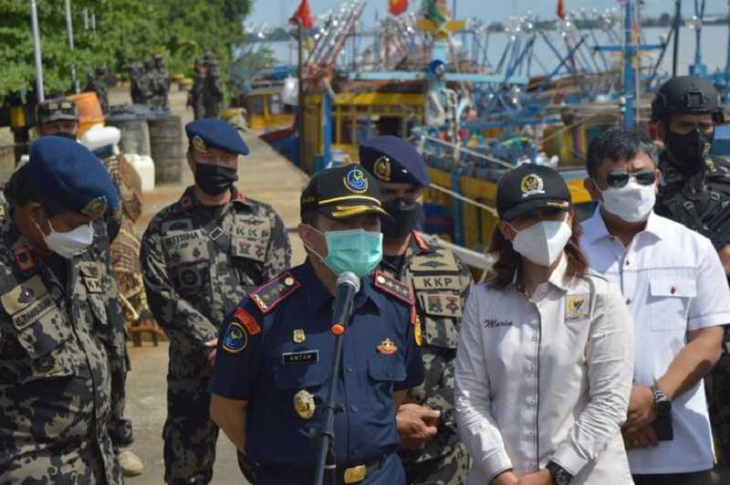 Lebaran, KKP Tangkap 6 Kapal Ikan Vietnam di Laut Natuna