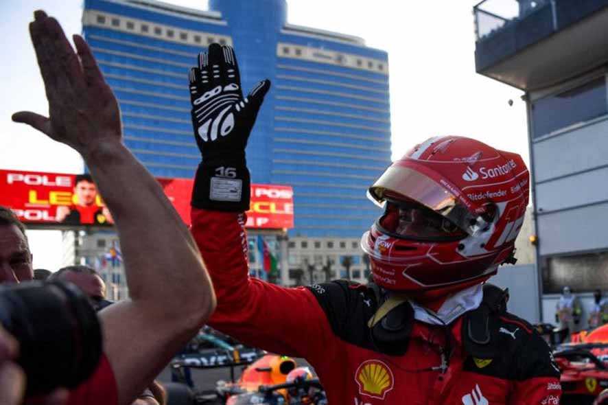 Leclerc Raih Pole GP Azerbaijan Untuk Tahun Ketiga Secara Beruntun