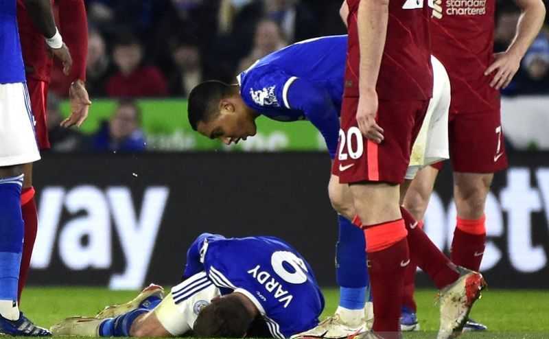 Leicester City Bakal Tanpa Vardy untuk Beberapa Pekan akibat Cedera