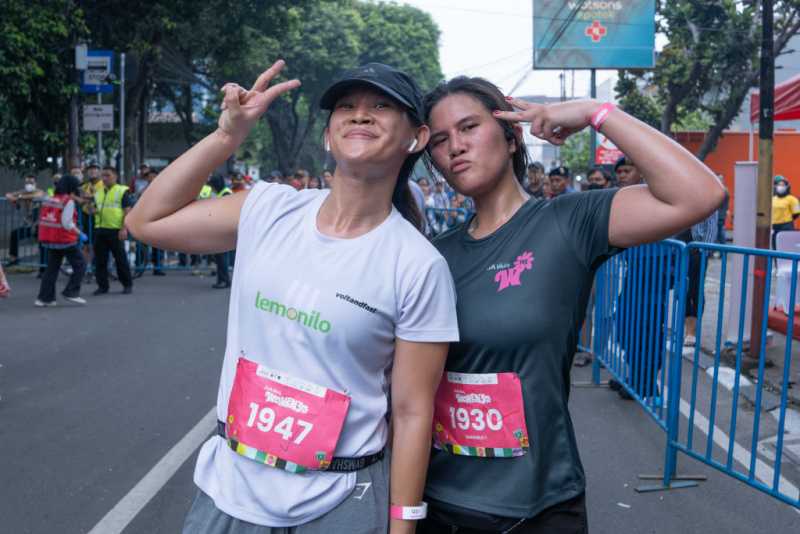 Lemonilo bersama Sana Studio dalam kegiatan Women’s 10K 1