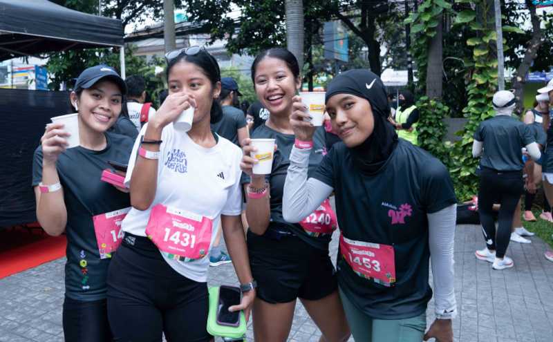 Lemonilo bersama Sana Studio dalam kegiatan Women’s 10K 2