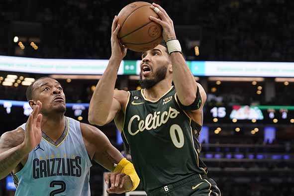 Lemparan Tiga Angka Bantu Boston Celtics Atasi Memphis Grizzlies