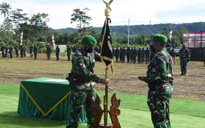 Letkol Ronald Michael Patty Resmi Pegang Jabatan Komandan Satuan Pasukan Pemukul di Papua