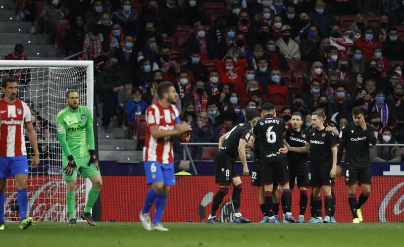 Levante Permalukan Atletico Madrid di Kandangnya