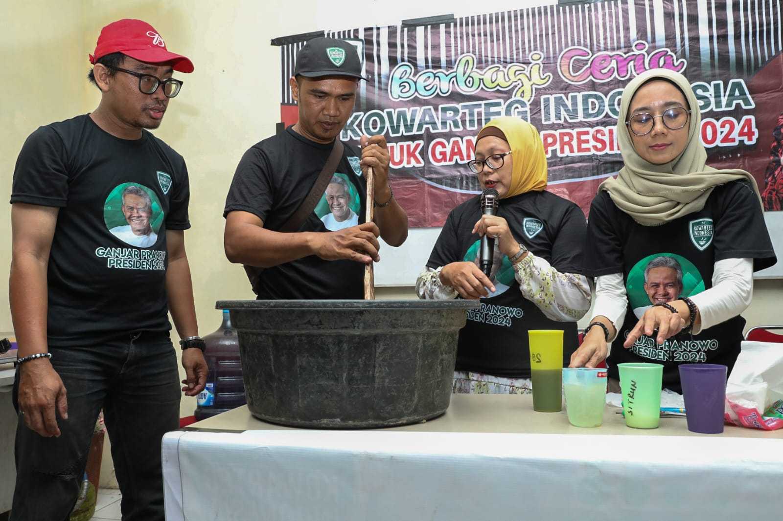 Lewat Pelatihan Pembuatan Sabun Cuci Piring, Kowarteg Ganjar Komitmen Bantu Ekonomi Sesama