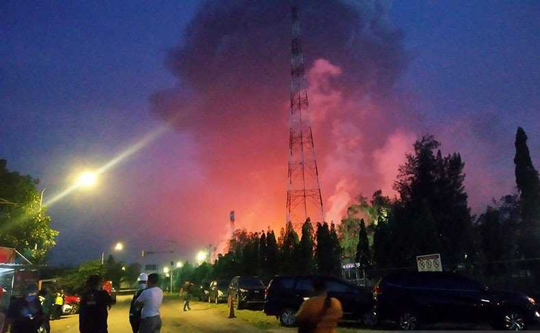 Lima Desa Terdampak Kebakaran Kilang Minyak Balongan Indramayu