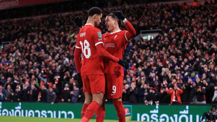 Liverpool Comeback saat Menang 2-1 atas Fulham di Semifinal Leg 1 Carabao Cup