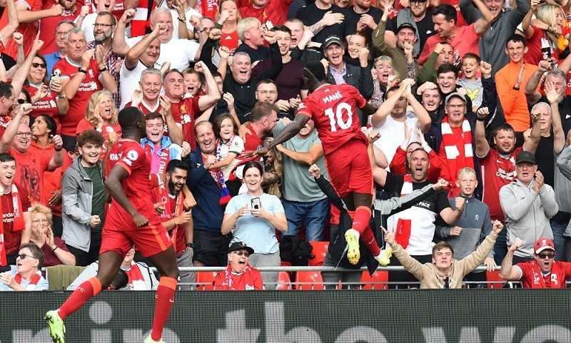 Liverpool Tundukkan Crystal Palace, Sadio Mane Torehkan Rekor