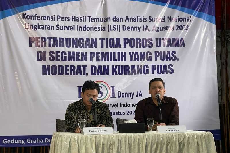 LSI Denny JA: Duet Ganjar-Airlangga Paling Disukai Masyarakat untuk Pilpres Mendatang