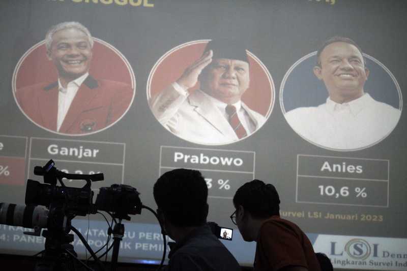 LSI Denny JA: Pemilu 2024 Pertarungan Antara Kubu Yang Lanjutkan Legacy Jokowi Atau Perubahan 2