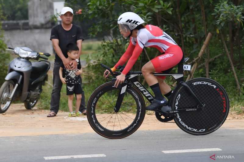 Luar Biasa Akhirnya Perjuangannya Membuahkan Hasil, Ayustina Raih Perak di Kejuaraan Asia Balap Sepeda Trek 2022