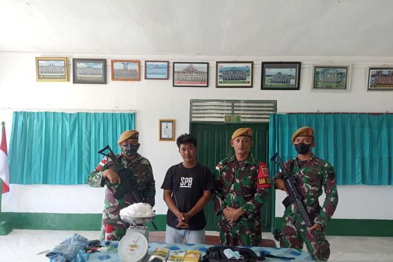 Luar Biasa Prestasi Satgas Pamtas Ini, TNI AD Apresiasi Penggagalan Penyelundupan Satu Kilogram Sabu