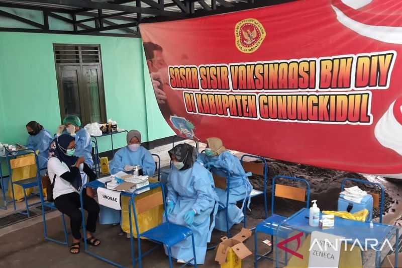 Luar Biasa, Vaksinasi Dosis Pertama di Gunung Kidul Mencapai 85,24 Persen