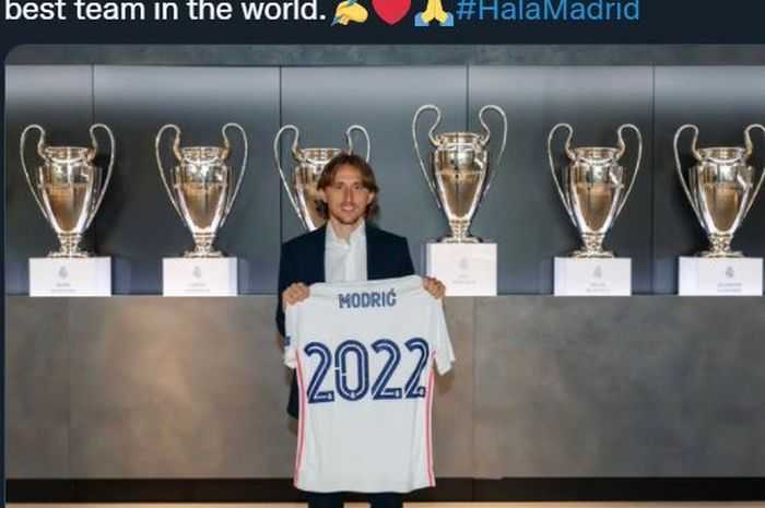 Luka Modric Perpanjang Kontrak di Real Madrid hingga 2022