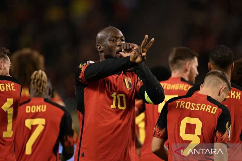 Lukaku Ukir 'Quattrick' Saat Belgia Menang 5-0 Atas Azerbaijan