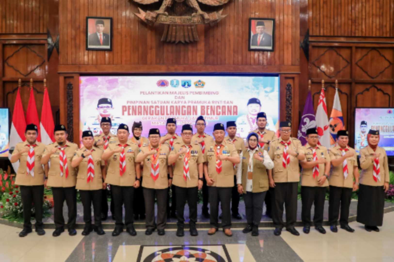 MABI dan SAKA Pramuka Rintisan Penanggulangan Bencana Jatim Diharapkan  Sigap dan Aktif Tanggulangi Kejadian