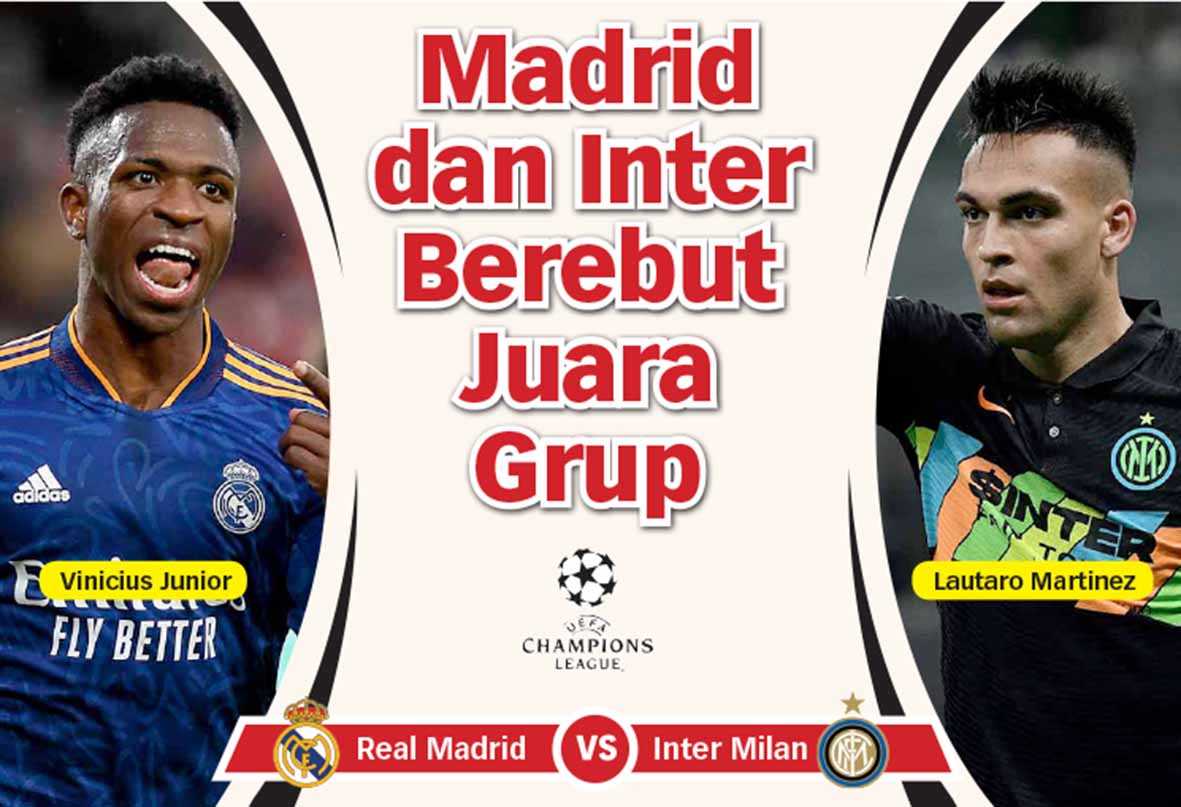 Madrid dan Inter Berebut Juara Grup