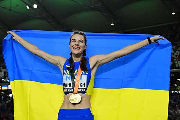 Mahuchikh asal Ukraina Juara Dunia Lompat Tinggi