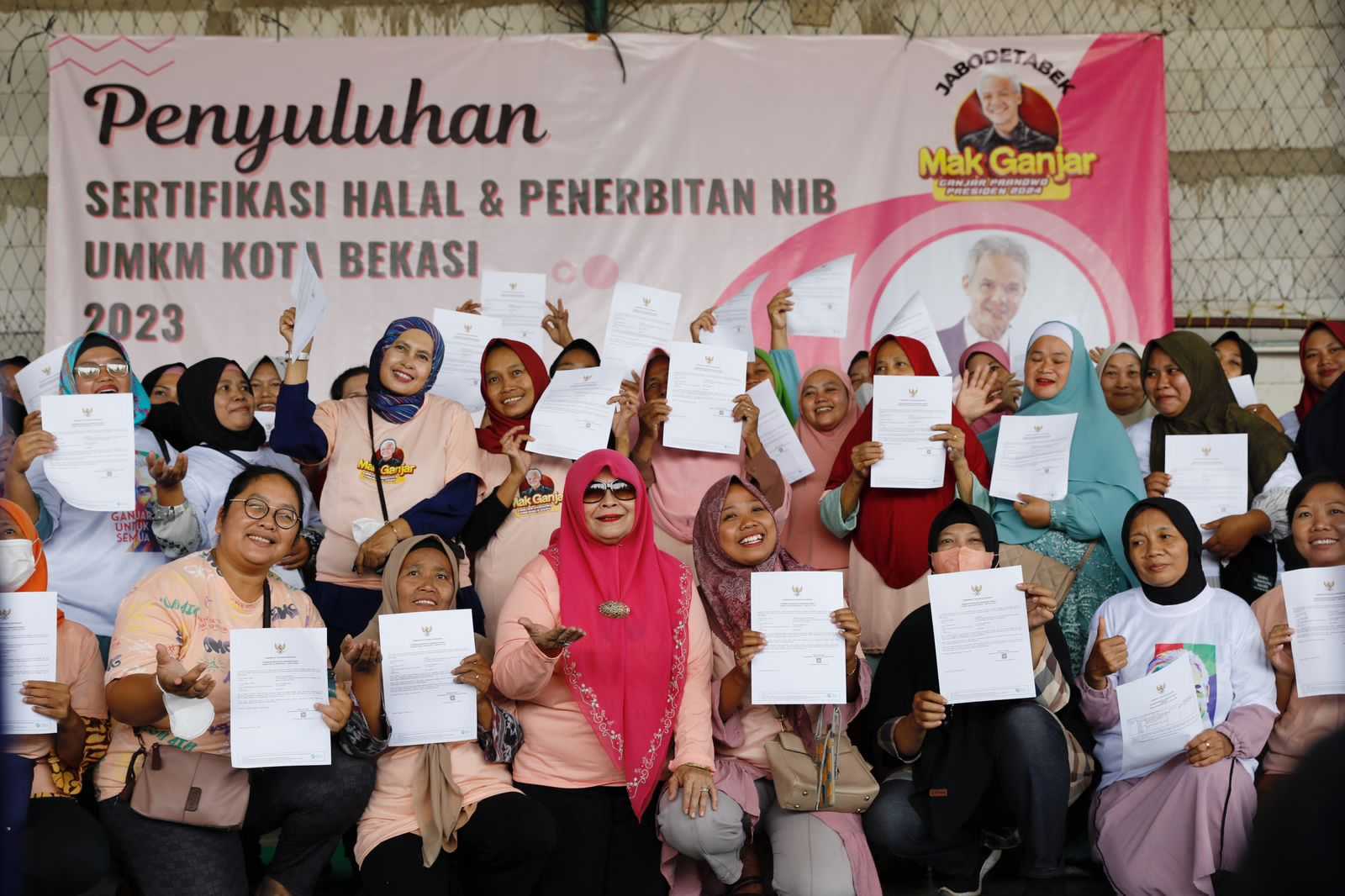 Mak Ganjar Jabodetabek Gelar Penyuluhan Sertifikasi Halal dan Penerbitan NIB untuk Pelaku UMKM di Bekasi 3