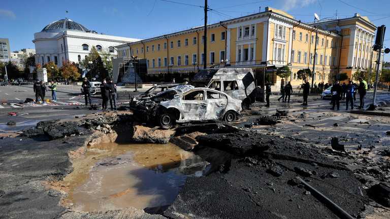 Makin Panas, Drone Tanpa Awak Diduga Buatan Iran Bombardir Pusat Kota Kiev