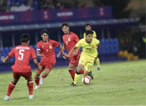 Malaysia Pesta Gol 5-1 ke Gawang Laos di SEA Games 2023