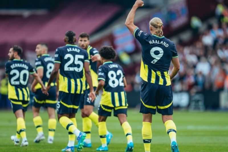 Manchester City Lanjutkan Tren Kemenangan Setelah Hajar West Ham 3-1 pada Laga Liga Inggris