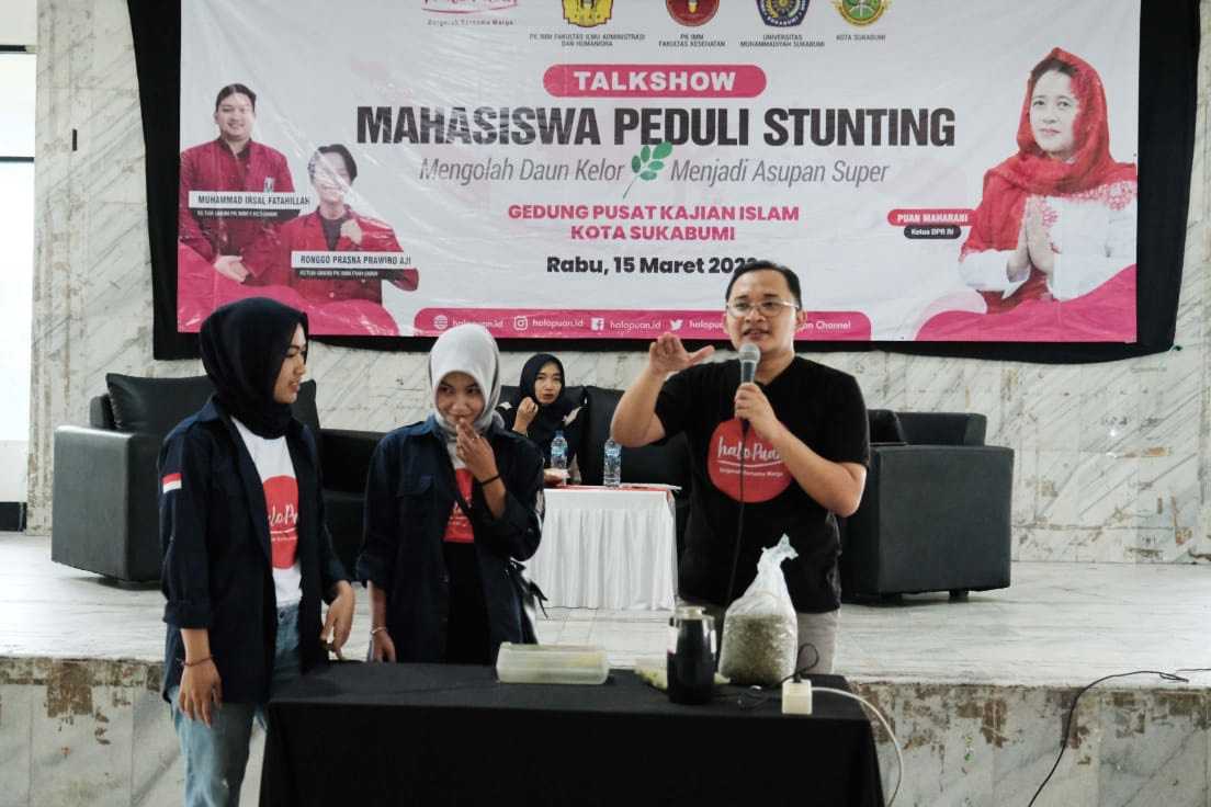 Manfaat Super Daun Kelor: Kolaborasi Puan Maharani dan IMM Sukabumi dalam Perangi Stunting