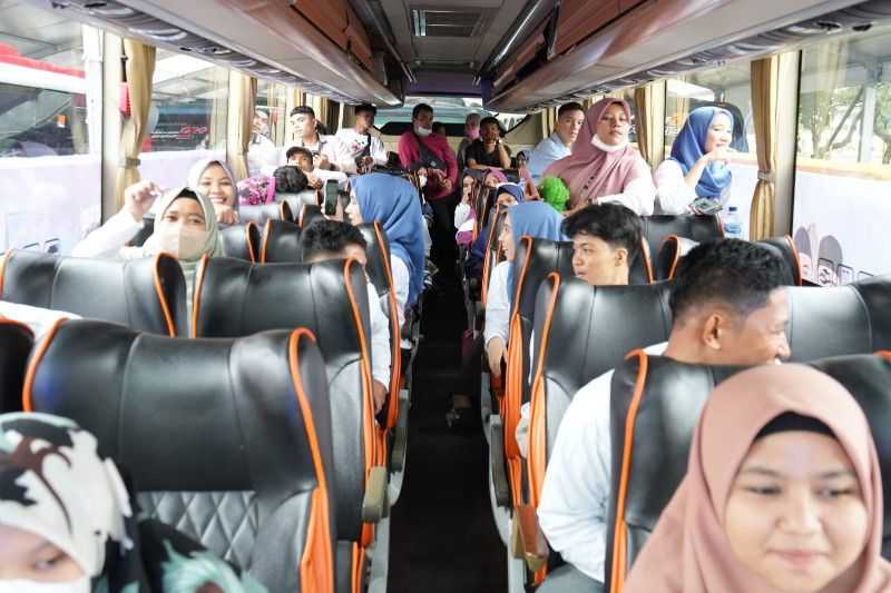 Mantap, 2.126 Pemudik Gratis Berangkat di Hari Kedua Mudik Bareng Pemkot Medan