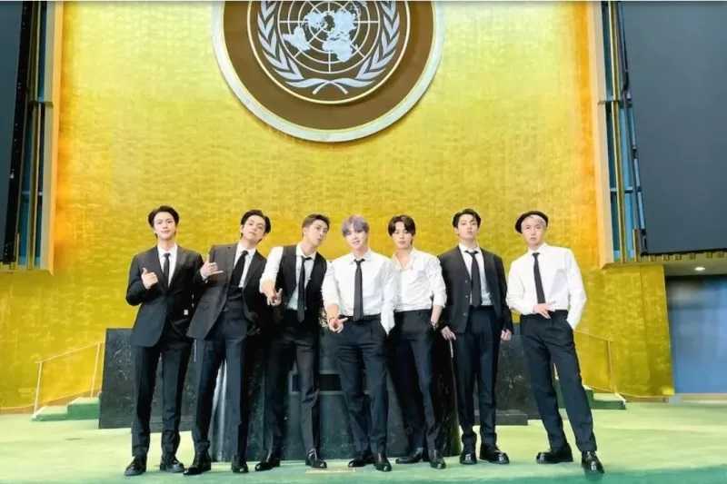 Mantap Ini Grup Idola K-pop BTS Berpidato di PBB, Ini Pesan Mereka