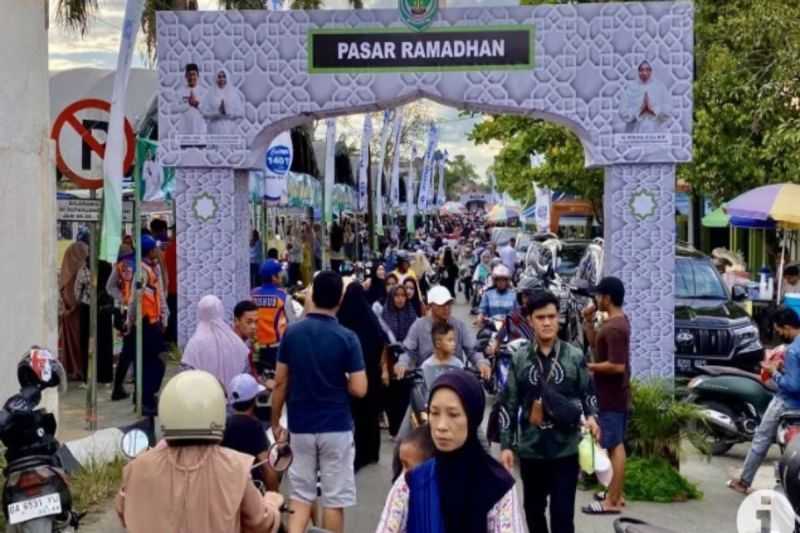 Mantap, Ratusan UMKM Warnai Pasar Ramadan di Kabupaten Balangan
