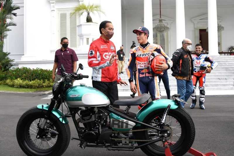 Marc Marquez dan Joan Mir Sangat Terkesan dengan Presiden Jokowi
