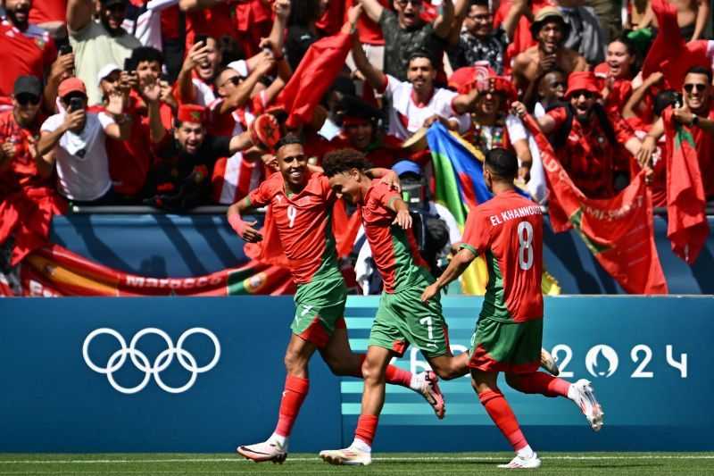 Maroko secara Dramatis Taklukkan Argentina 2-1 di Laga Pembuka Olimpiade Paris 2024