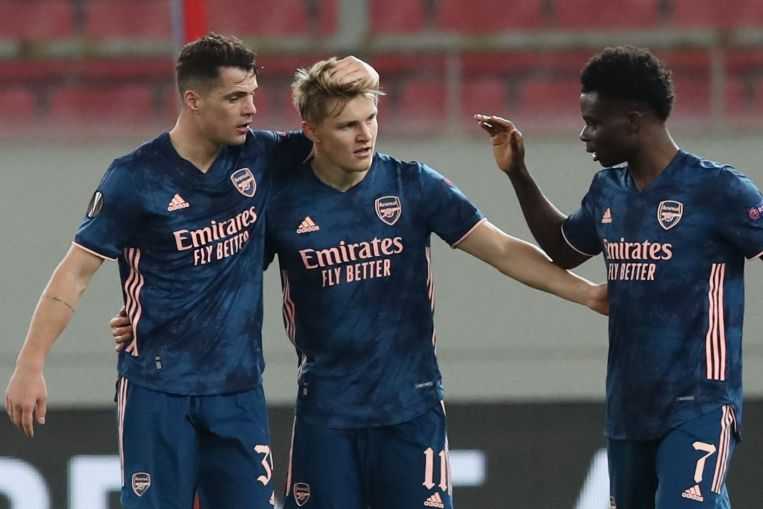 Martin Odegaard Cetak Gol, Arsenal Permalukan Olympiakos 3-1