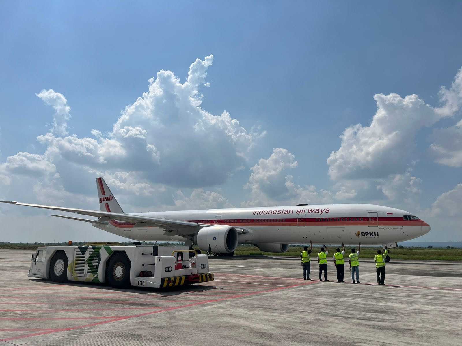 Maskapai Garuda Rampungkan Fase I Keberangkatan Penerbangan Haji 2024